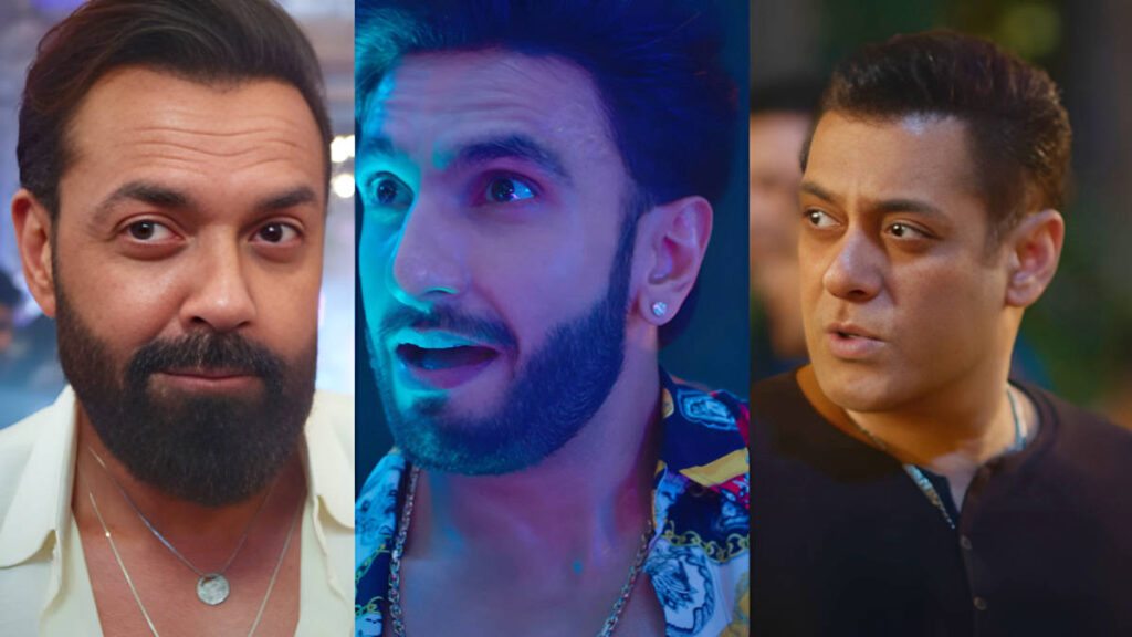 bobby deol ranveer singh and salman khan pic courtesy youtube