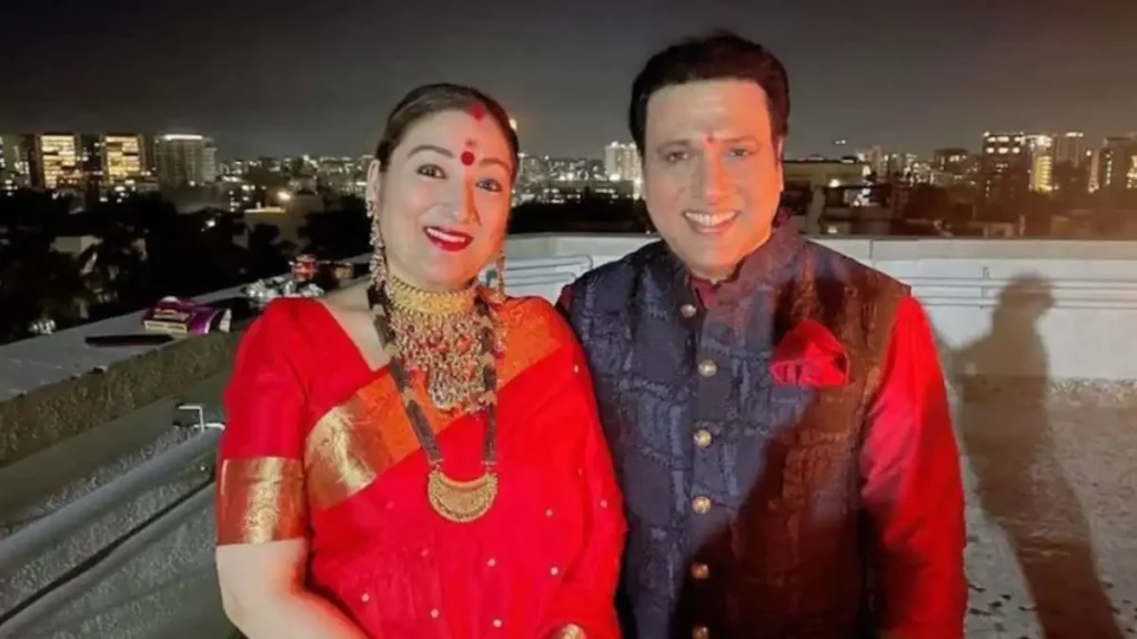 govinda and his wife sunita ahuja