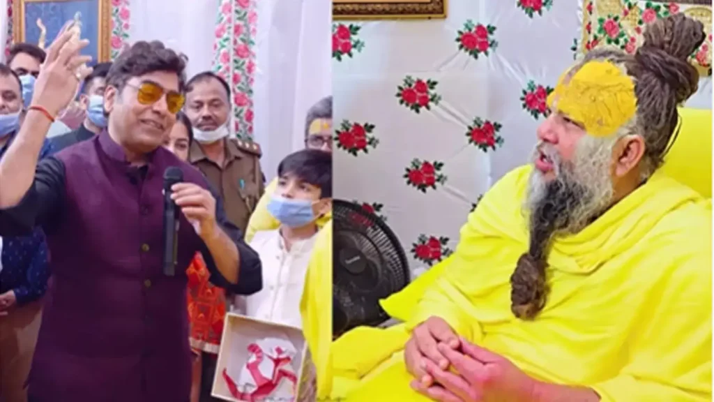 ashutosh rana visits saint premanand ji maharaj 118623370