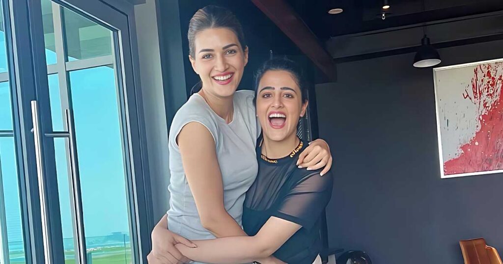 kriti shares video showcasing strong bond with sister nupur sanon 01