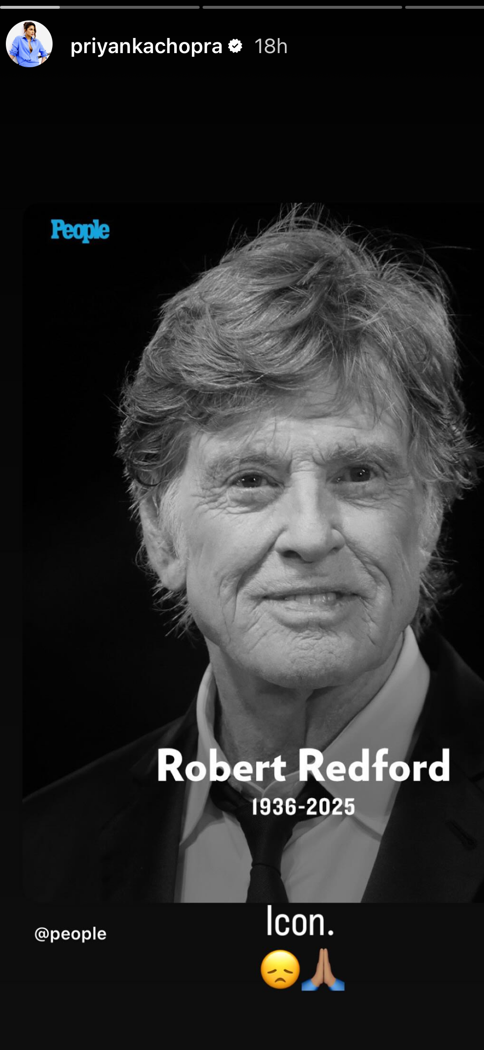 robert redford story by priyanka chopra
