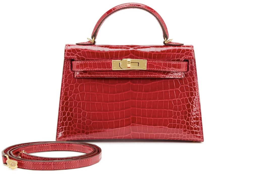 Hermès Mini Kelly 20 Crocodile Porosus Bag