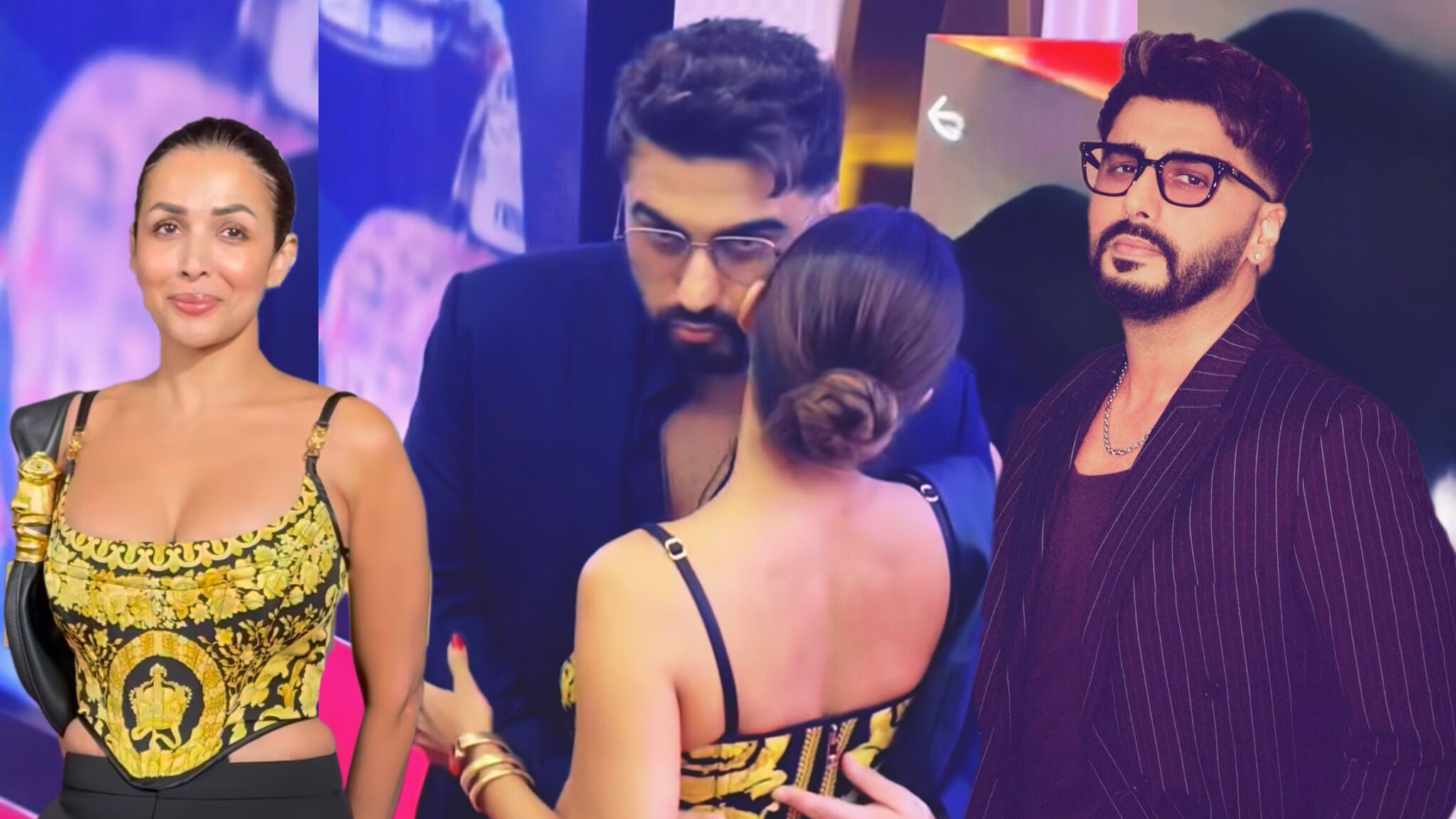 Malaika Arora Arjun Kapoor Hugged at Homebound Meet